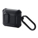 ELECOM エレコム AVA-AP06ZEROLBK AirPods 4 ケース 耐衝撃 【ワイヤレス/MagSafe充電対応】 衝撃吸収 フタ開閉