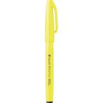 ぺんてる SES15C-FG 筆タッチサインペン蛍光イエロー SES15CFG