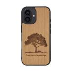 I27061I16 直送 代引不可 Man ＆ Wood マンアンドウッド MagSafe対応天然木ケース for iPhone 16 Tree