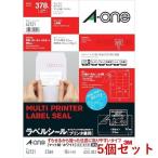 A-one A-one 42121×5 [5 штук ] этикетка наклейка принтер двоякое применение .... модель 