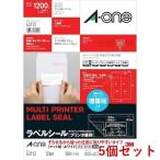 A-one A-one 43112×5 [5 штук ] этикетка наклейка принтер двоякое применение .... модель 