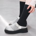 ショッピングサンダル レディース 歩きやすい サンダル サボ レディース 厚底 歩きやすい 履きやすい つっかけ かかと無し おしゃれ 可愛い 編み込み メッシュ 蒸れない 黒 シルバー amiami エディ