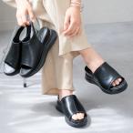 ショッピングサンダル レディース 歩きやすい サンダル レディース 厚底 ミュール 歩きやすい 履きやすい 会社 かかとなし つっかけ オフィス 柔らかい 疲れない 社内履き バックストラップ 黒 amiami エディ