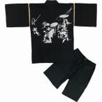 [江戸てん]甚平しじら織り涼しい夏綿100％捺染プリントオリジナル柄メンズ...