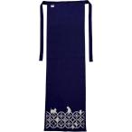 [江戸てん]越中褌日本製綿100％抜染和柄メンズ男性用フリーサイズ七宝猫紺