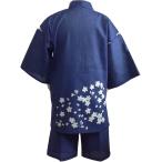 [江戸てん]L一点物甚平日本製しじ...