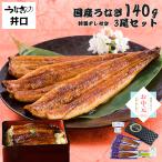 土用の丑の日 お中元 御中元 2025 ギフト うなぎ うなぎの井口 ウナギ 蒲焼き 国産 鰻 お取り寄せグルメ 海鮮 食べ物 ギフトセット 食品 贈り物 140g 3尾