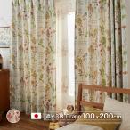 ディズニー カーテン 洗濯OK プー/フロム フレンズ 幅100×丈200cm 遮光3級 形状記憶  くまのプーさん ドレープ 1枚入り 日本製