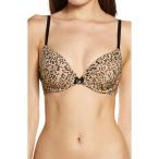 フンクミュラー HUNKEMOLLER レディース インナー・下着 Leopard Print Padded Underwire Bra Caviar/Animal Print