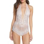 スカーレットブルー SKARLETT BLUE レディース ボディースーツ インナー・下着 Straight Laced Plunge Lace Bodysuit White