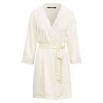 ラルフ ローレン LAUREN RALPH LAUREN レディース ガウン・バスローブ インナー・下着 Lace Trim Satin Robe Ivory