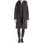 コールハーン COLE HAAN SIGNATURE レディース ダウン・中綿ジャケット アウター Cole Haan Bib Insert Down & Feather Fill Coat Black