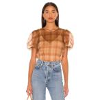 カミニューヨークシティー CAMI NYC レディース ボディースーツ インナー・下着 Bethany Bodysuit Beige Plaid