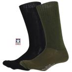 USAメイド クッションソール靴下 ジャングルブーツ向き ミリタリー ロスコ Rothco G.I. Type Cushion Sole Socks