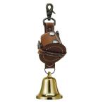  глушение медведь .. bell большой кожа держатель с футляром 27105 медведь bell колокольчик уличный сделано в Японии .. деревообработка место H