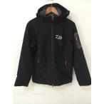 送料無料　185★ダイワ★DAIWA　 防風 ジャケット フード付き フルジップパーカー 防寒 釣り 釣服 フィッシング ウエア　マウンテンパーカー ブラック