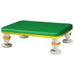 ダイヤタッチ浴槽台（高さ10-15cm・天板レギュラーサイズ）ライムグリーン（シンエイテクノ）SYR10-15