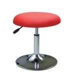  Rene se после кукуруза широкий табурет CNW2-4053 красный / Хромированный металлизированный 