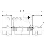 to-fre гибкий камера F-TAP-5000 40A×900L( металлические принадлежности : нержавеющая сталь сталь (SCS13) фиксация ниппель )