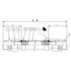 to-fre гибкий камера F-TAP-7000M 15A×600L( металлические принадлежности : нержавеющая сталь сталь (SCS13) Roo z ниппель )