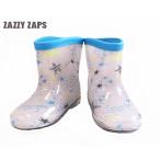 ショッピング長靴 キッズ レインシューズ　長靴　キッズ　子供　レインブーツ　スター柄　星柄　ベージュ　15cm　16cm　17cm　18cm　19cm　20cm　21cm　