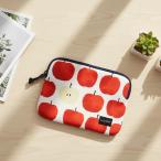 マルチケース　タブレットケースＳ ジューシーポム トラベルポーチ キンドル ペーパーホワイト 軽量 洗える りんご柄 アップル 小学校 中学校 ポーチ 電子書籍