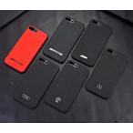 Mercedes Benz AMG BMW ///M Audi Volkswagen スウェード調 金属エンブレム ロゴ iPhone6〜15 Pro／Pro Max／Plus 全機種対応 スマホケース 新品
