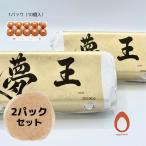 夢王 卵 たまご 2パックセット(1パック10個入) 日本一の卵 鶏卵 【 たまごかけご飯 祭り3年連続グランプリ 】贈り物 イベント ギフト 高級卵 お取り寄せ