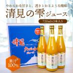 みかんジュース 清見の雫ジュース 愛媛県産 三崎 720ml×3本【送料別途】 ストレートジュース 果汁100% 清見タンゴール 清見ジュース きよみ 敬老の日