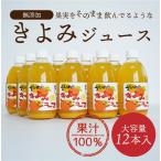 ジュース きよみストレートジュース 500ml×12本セット 送料別途 愛媛県産 ストレート 清見 きよみ みかん みかんジュース ギフト セット お中元ギフト