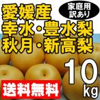 ショッピング梨 幸水梨・豊水梨・秋月梨・新高梨　訳あり家庭用　１０ｋｇ　送料無料　産地直送