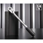 Z-eal 6.3sq.ラチェットハンドルロング 2725Z-160-G72 1/4ロングラチェットハンドル 72枚ギア Ko-ken コーケン