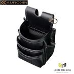 フジ矢 腰袋3段(黒金)LIGHT PU LEATHER SERIES (AB-23BG) FUJIYA 工具