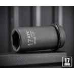 KTC BP4M-17TP サイズ17mm ピン・リング付 12.7sq.インパクトレンチ用薄肉セミディープソケット