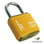 日本正規品 フェデラル 南京錠ボディーカバー付 20mm イエロー (F20E-Y-P)(4545301102429) FEDERAL