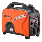 [メーカー直送品] KOSHIN インバーター発電機 0.9kVA GV-9I タンク2.6L 工進 インバータ 家庭用 小型 静音