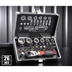 ★ポイント5倍！ 即納 Pro-Auto 26PCS. ミニラチェット＆ソケットセット MR-2026S