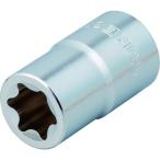 TONE E型トルクスソケット 呼びNO.E6 差込角9.5mm (3TX-E06)(4953488387124) トネ