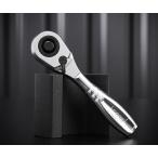 TONE ショートラチェットハンドル 歯数72枚 差込角9.5mm 全長110mm (RH3HS)(4953488281460) トネ