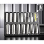 sig сеть 3/8DR 15PC глубокая головка комплект DESIGN tray (12436)(4712818935905) SIGNET