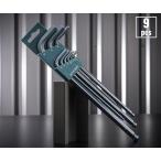 【ワケアリ品】(状態A) シグネット 35220-S99-00301 9PC ロングボールヘックスレンチセット (ブルーコーティング) (4712818923452) SIGNET