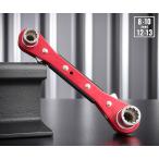 TOP ラチェットレンチ ハイラッチ 8x10・12x13mm PRW-3HL アルミ合金仕様 トップ工業 板ラチェットレンチ ラチェットハンドル