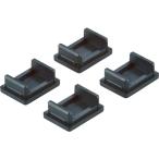 TRUSCO M1.5型軽中量棚用樹脂ベース 4個入 M1.5JB4S トラスコ