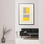  art Northern Europe poster stylish A4 A3 B3 A2 B2 A1 B1 extra-large Abstract yellow abstract painting 305Y