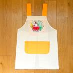 レディース だるまさんと エプロン イエロー 絵本ナビオリジナルグッズ グッズ 絵本 だるまさん 限定