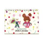 2026 くまのがっこう 卓上カレンダー 絵本 グッズ カレンダー ジャッキー