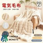 ふわとろ毛布 掛け敷き 毛布ブランケット もこもこ 即暖 保温 電気毛布 ひざ掛け シングル 電気ブランケット 洗える ふわもこ 2枚合わせ毛布 厚手 あったかい