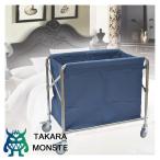 ショッピングワゴン ランドリーワゴン 折りたたみ式、業務用ハンドトラック サービスカート、リネンカート かご台車、ランドリー 収納棚 ステンレス鋼フレーム 負荷200kg