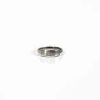 UNKNOWN. (アンノウン) / silver925 U018 I.D リング - ブラック レディース メンズ ユニセックス ギフト プレゼント アクセサリー 指輪 ペアリ…