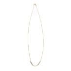 【廃番商品】hirondelle et pepin（イロンデールエペパン）/ hn-21fw-550 k18 princesse necklace プランセス ダイヤモンド ネックレス - ゴールド